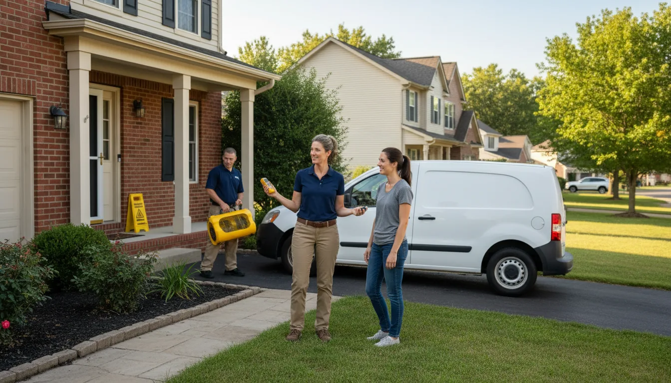 Water restoration image for Home Water Damage Repair in Sunderland, MD